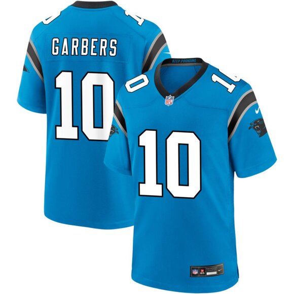 Mens Youths Kids Womens Ethan Garbers Blue Stitched Jersey